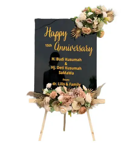 Papan Bunga Akrilik Salit