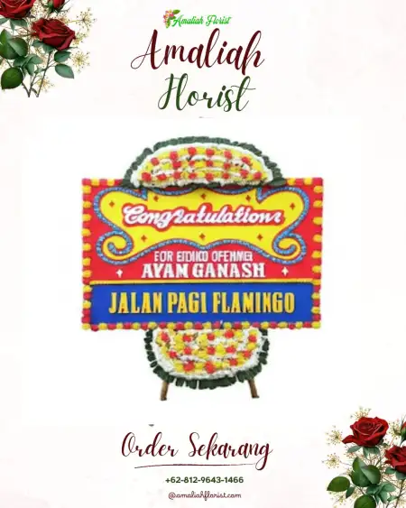 Sewa Papan Bunga Salit